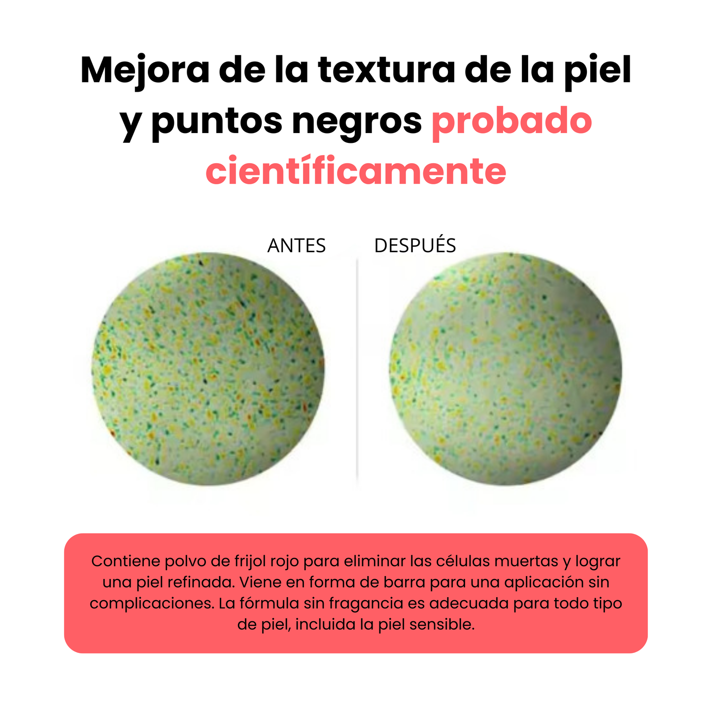 Mascarilla anti poros y puntos negros de centella asiática | 27g