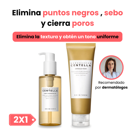 Pack doble limpieza anti poros y puntos negros | Centella Asiática