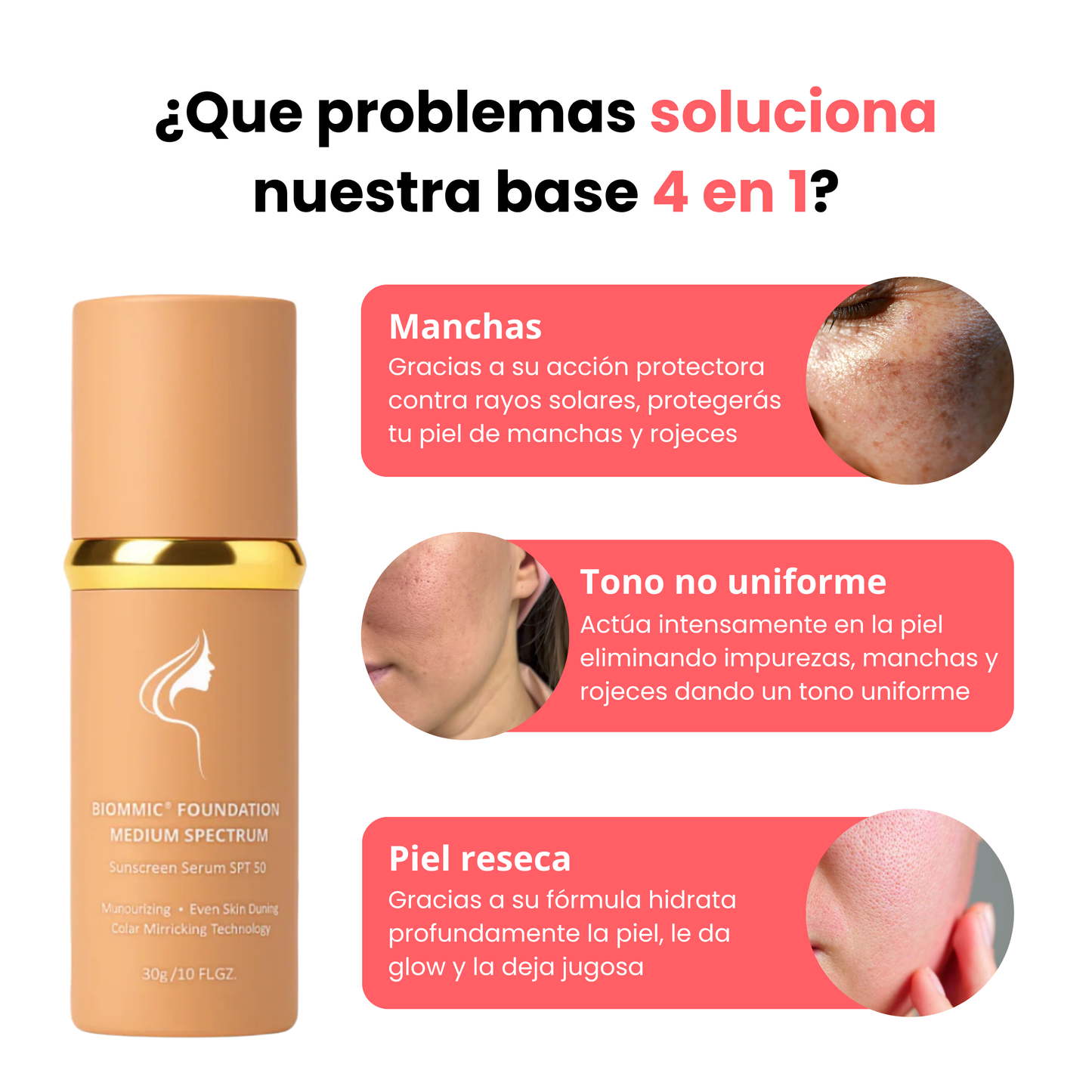 Base de maquillaje 4 en 1 | 30g