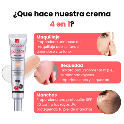 Crema CC correctora 4 en 1 | 45ml